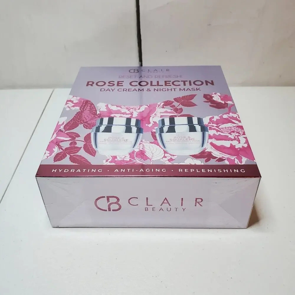 Clair Beauty Rose Day Anti Aging Cream & Sleep Mask Gift Set - Picture 6 of 7